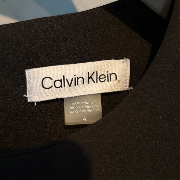 NWT-Classic, elegant Calvin Klein Black Sheath - Picture 9 of 10